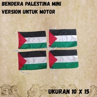 BENDERA PALESTINE / BENDERA PALESTINA/ FREE PALESTINE/ BENDERA MOTOR/ MINI VERSION / 10X 15