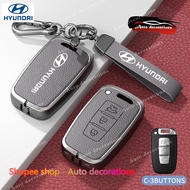 Hyundai Zinc Alloy Car Key Case Cover for ix35/Creta/Elantra/Santa Fe 2011/Tucson Key Cover Accessor