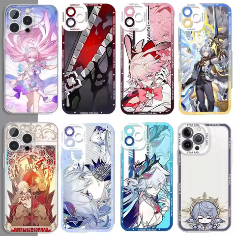 Honkai Star Rail Phone Case For Motorola MOTO G9 Plus Play Edge 40 G53 G60 G52 Firefly Sunday Cyrene