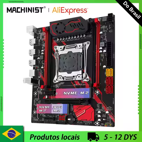 MACHINIST X99 RS9 Motherboard Support Xeon E5 V3/V4 LGA 2011-3 CPU And DDR4 RAM Four channel and NVM