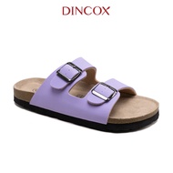 Dép Đế Trấu Nữ 2 Khóa DC01-EVA Purple Dincox