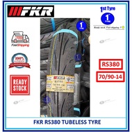 TAYAR FKR MOTORCYCLE TYRE RS380 (MAXXIS DIAMOND) 70/90-14 TUBELESS [TAYAR 2022] FOR EGO S, SOLARIZ, VZ 125I,BEAT,AVANTIZ