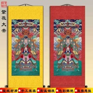 古版紫薇大帝画像挂画中天北极紫薇大帝宣纸画家用客厅装饰卷轴画7.10 Ancient version of the painting of the Purple Star Emperor, hangi