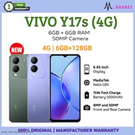 Vivo Y17s (6GB + 6GB RAM + 128GB ROM) | 5000mAh Battery | 50MP Portrait Camera | 6.56inch Display | 100% Vivo Malaysia