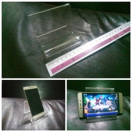 dudukan ponsel - pajangan handphone - rak hp - display dompet rokok