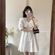 Short sailor babydol dress (can be worn by pregnant women)