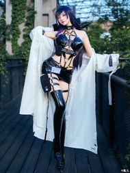 cosplay Mihara complete set Nikke Victory Goddess game women's set c server strap black PU leather