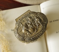 日本製老浮雕珠寶盒 小提琴 日常 展示盒 W582