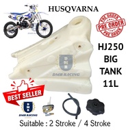 Motocross HENGJIAN HJ250 2T 4T Big Fuel Tank 11L Tangki Big Petrol Tank (MotorcrossChina250cc)