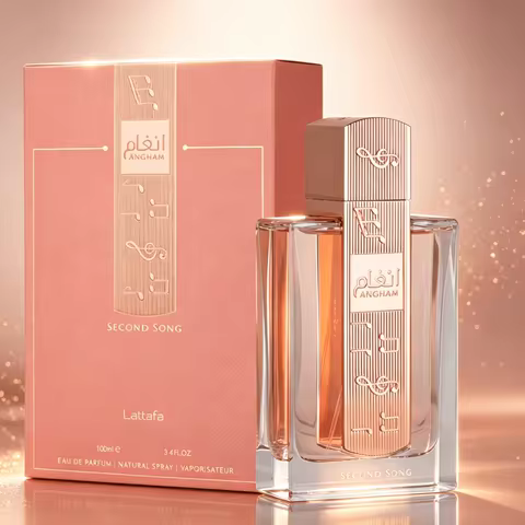 Lattsafa Angham Second Song Eau De Parfum 100ml 3.4oz Women Perfume Spray Pear Blossom Praline Sweet