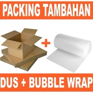 Packing and bubble wrap material
