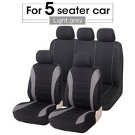 Perodua Axia Viva Myvi Kenari Kelisa Kembara Kancil Bezza Car Seat Cover 5-Seater Universal Front + 