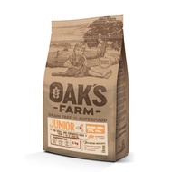 Oaks Farm Grain Free Salmon with Krill Junior Small & Mini Breed (2kg/6.5kg) | Dog Dry Food
