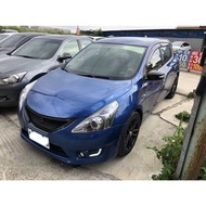 【FB搜尋桃園阿承】日產 超人氣BIG TIIDA 2013年 1.6 藍色 二手車 中古車