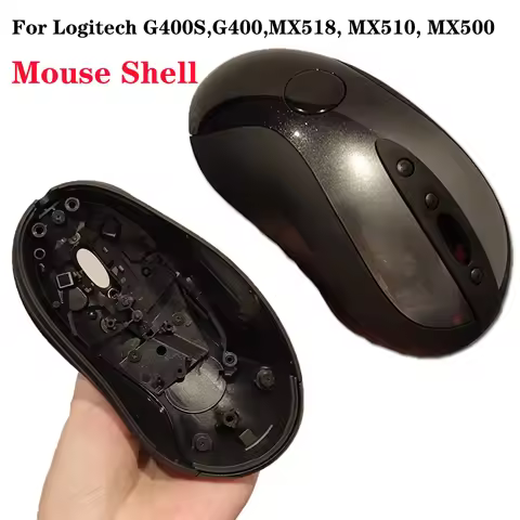 Replacement Mouse Outer Case for Logitech G400S MX500 MX518 Mouse Top Shell Upper Cover Black Case P