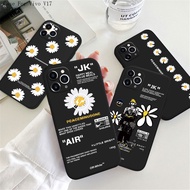 Vivo V17 V19 V21 V21E 5G Liquid Silicone For Original Phone Case Soft Casing INS Flower protective F