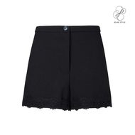 ๋Jeune Style Shorts with Lace กางเกงขาสั้นแต่งลูกไม้