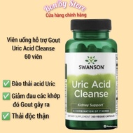 Gout Uric Acid Cleanse Swanson Square Tablets 60 capsules