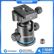 NEEWER 36mm Tripod Ball Head 360° Panoramic Metal Arca Type Quick Release Plate 1/4" Screw 3/8" Thre