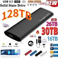 【Hot ticket】 Portable Ssd External Hard Drive 500gb High-Speed Mobile Device Type-C Interface Solid State Disk For Desk/lap/smartphone