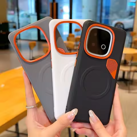 funda For VIVO iQOO Z10 Turbo Pro Case ELVEV Magnetic PU Leather Dropproof Heat Dissipation Cover IQ