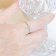 橄欖石925純銀心之石戒指