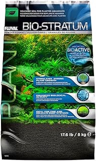 Fluval 12698 Natural Mineral-Rich Volcanic Soil Bio Stratum for Planted Tanks, 17.6 lbs. - Aquarium Substrate for Healthy Plant Development, Growth, and Color