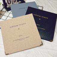 Korean Version Bill Concert Ticket Collection Book Movie Ticket Commemorative Book Train Ticket Tick