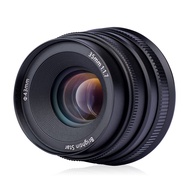 35mm F1.7 Wide-Angle Manual Focus Prime Lens for Panasonic Olympus Micro 4/3 Mirrorless Cameras, MFT