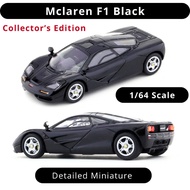 1/64 LCD Model Mclaren F1 BMW V12 Black Diecast Toy Car Super Hyper Collection Model Collector Editi