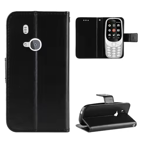For Nokia 3310 2017 Case Luxury Mini Leather Flip Wallet Phone Case For Nokia 3310 2017 Case Stand F