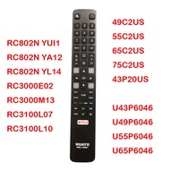 TCL Remote  Huayu RM-L1508+ TCL Smart TV Compatible Remote Control with Netflix Button