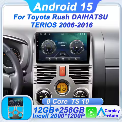 For Toyota Rush DAIHATSU TERIOS 2006-2016 Carplay Auto Screen Android Autoradio Car Multimedia Playe