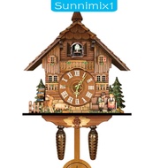 [Sunnimix1] Bird Wall Clock Cuckoo Watch Living Room Decoration