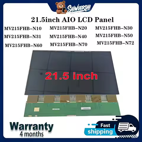 Original New A+ 18.5 Inch Only LCD Glass Screen Panel MV215FHB N10 N20 N30 N31 N40 N50 N60 N70 N72 f