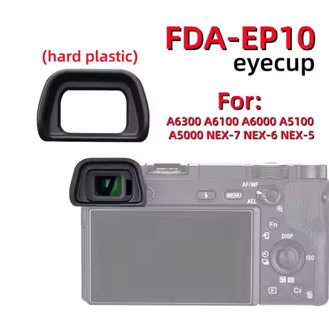 Hard Plastic FDA-EP10 Eyecup Viewfinder Replacement for Sony A6300 A6100 A6000 A5100 A5000 NEX-7 NEX