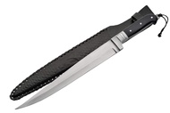 Khyber Bowie Knife,Black,19 inches SZCO Supplies Khyber Bowie Knife,Black,19 inches