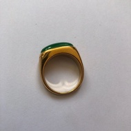 Antique Collection Made in Daqing Qianlong Jade Gilt Ring Wrench Finger Antique Collection Daqing Qi