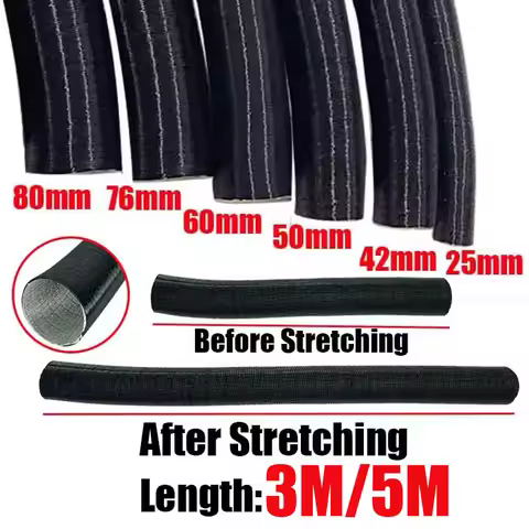 25mm 42mm 60mm 50mm 75mm 80mm 90mm Diameter Air Diesel Parking Heater Duct Pipe Tube Hose 3M 5M Leng