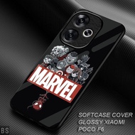 [ AF22 MARVEL ] Case Glossy HD ( POCO F6 ) dan ( ALL TYPE ) Kamera Protector Kesing Silikon Softcase
