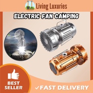 Solar Camping Lamp Electric Fan Hand Pull Switch Lithium Battery Dry Battery Powered Camping Lamp Ho