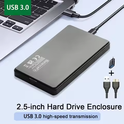 USB 3.0/USB3.1 HDD Case 2.5 inch SATA SSD External Hard Drive Enclosure with 5Gbps Transfer Speed Ha