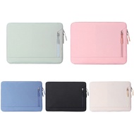 ☏۞  New Solid Color Retro Style Busines Laptop Bag For MacBook Air Pro 13 15 13.3 14 15.6 Inch Notebook Simple Fashion Computer Case