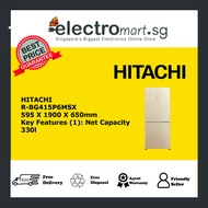 HITACHI R-BG415P6MSX-GBE 330L 2-DOOR FRIDGE (3 TICKS)