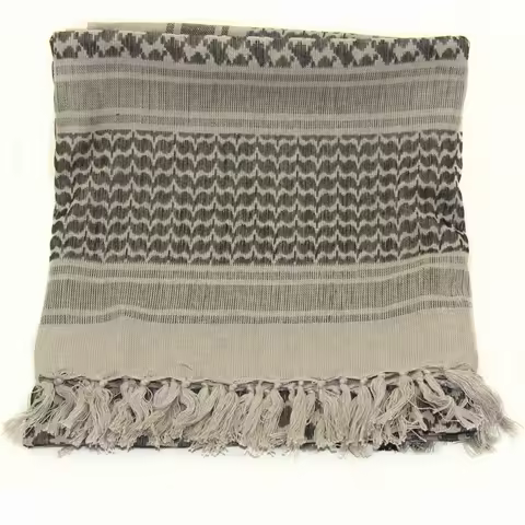 Wholesale Tactical Scarf Army Military Keffiyeh Shemagh Arab Scarf Shawl Neck Cover Head Wrap Grey