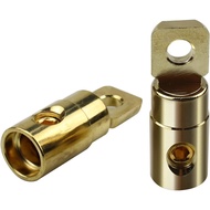 ZOOKOTO 2 PCS RT1 0/2GA Wire GA Reducer, for Car Stereo Audio AWG Pin Power Ground Wire Reducer