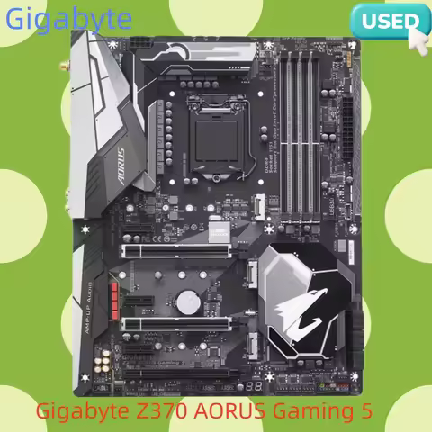 Gigabyte Z370 AORUS Gaming 5 Original Desktop Intel Z370 64GB DDR4 Motherboard LGA 1151 i7/i5/i3 USB