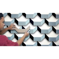 3D wall paint pattern mall/ to paint 3D motif 3D wall paint decorative tool/ not wall stickers wallp