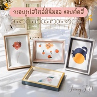 Minimalist Photo Frame Color-Cut Edge Size 4x6 5x7 6x8 8x10 A4