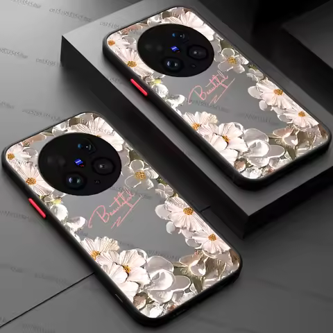 Luxury Translucent Case For Vivo X300 Pro Z10 Turbo iQOO Neo 8 9 10 Pro Plus Skin-Friendly Matte Cas